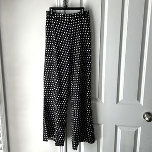 Nasty Gal Flare Leg polka dot pants